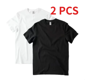 Undershirt Crew Neck - 2 Confezioni di T-shirt in Fibra